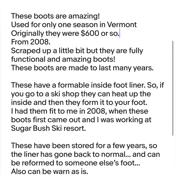 Garmont Elektra Telemark Ski Boots Backcountry 3 Pin G Fit 23 / 24.5  7.5 7 - 8 - Picture 15 of 16